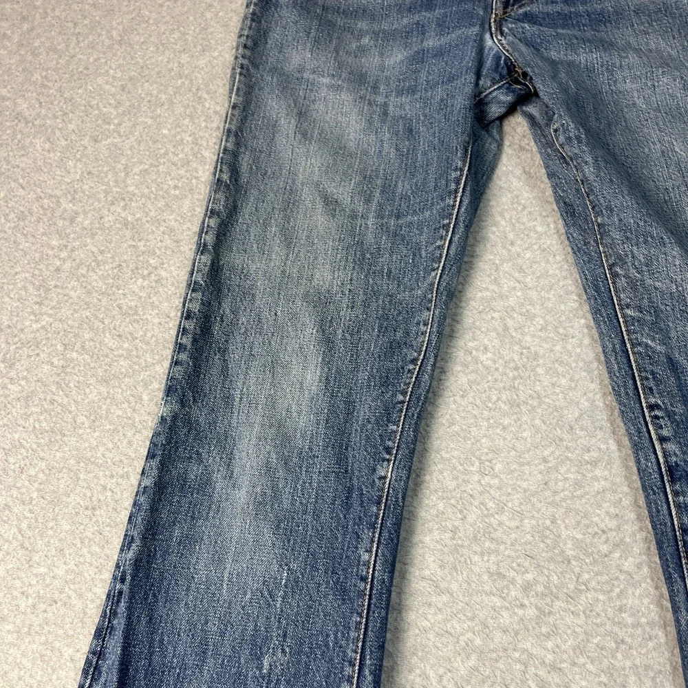Vintage Levis Jeans Mens 31x26 Blue 517 Bootcut Western Cowboy 70s Talon Denim